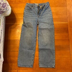 Madewell Perfect Vintage wide leg Crop Jean